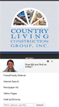 Mobile Screenshot of countrylivingconstruction.com